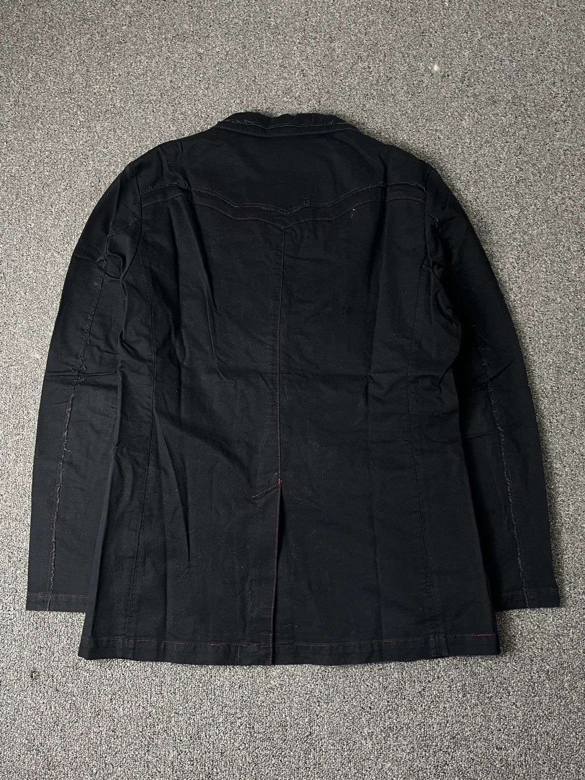Tornado Mart Tornado mart Black Red Line Blazer Size 42R - 10 Thumbnail