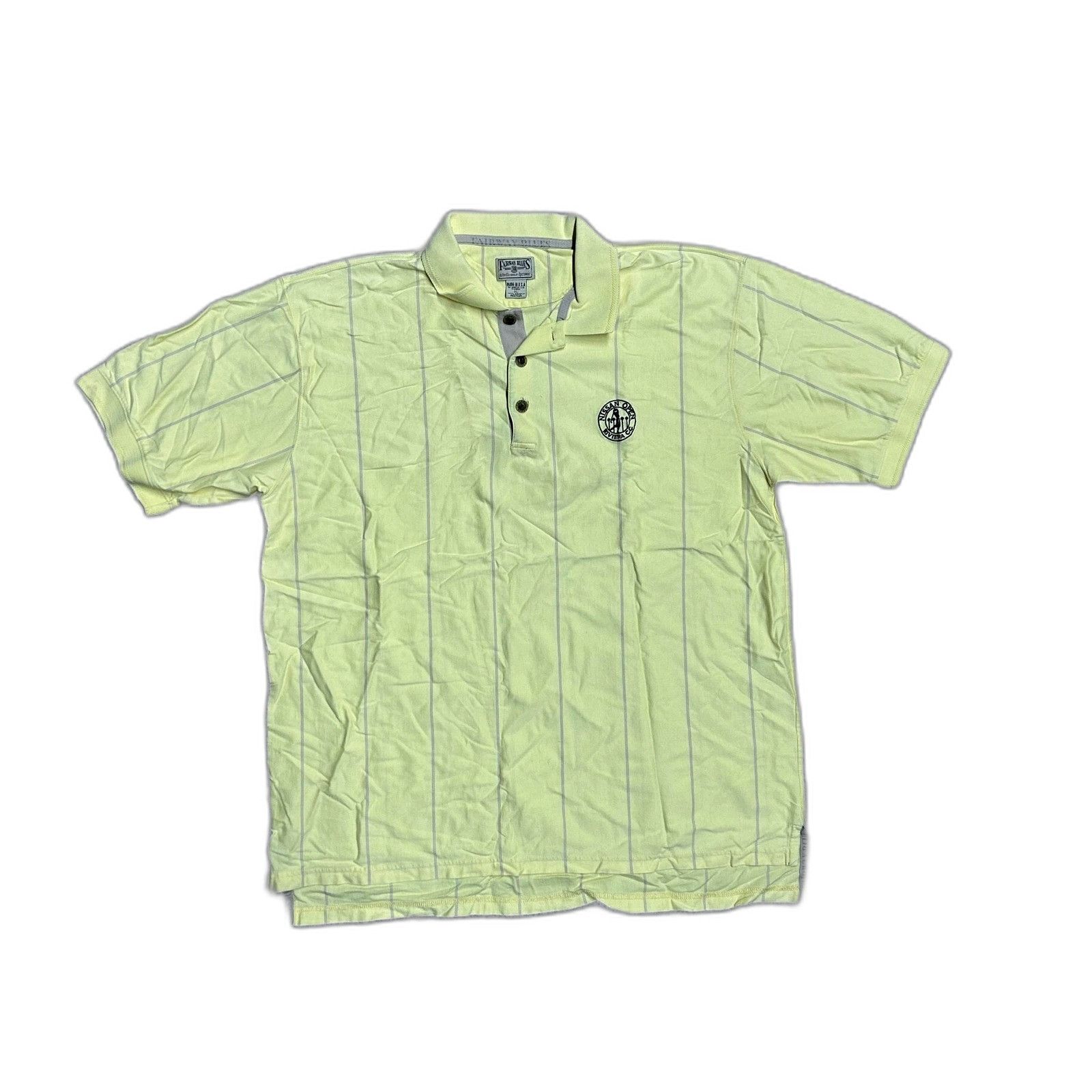 Vintage Fairway Blues Nissan Open Vintage Golf Shirt Made in USA XL Size US XL / EU 56 / 4 - 1 Thumbnail