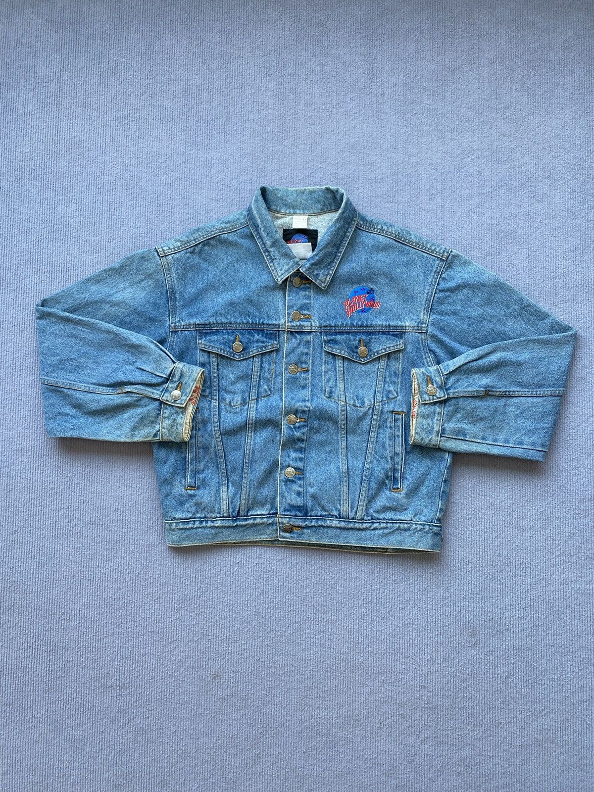 Planet Hollywood 90’s Planet Hollywood Vancouver Denim Jacket🪐 Size US S / EU 44-46 / 1 - 5 Thumbnail
