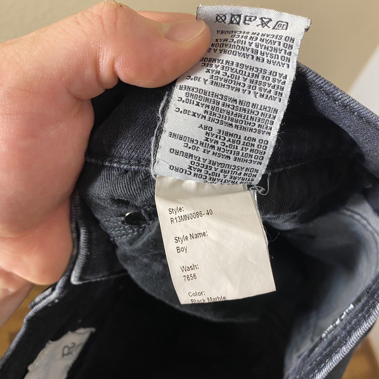 Japanese Brand × R13 Rare R-13 Black Boy Denim Size US 28 / EU 44 - 11 Thumbnail