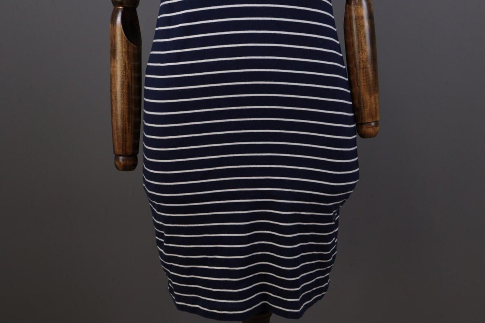 Lauren Ralph Lauren Lauren Ralph Lauren Blue Stripe Sweater Midi Dress Size S Size S / US 4 / IT 40 - 2 Thumbnail