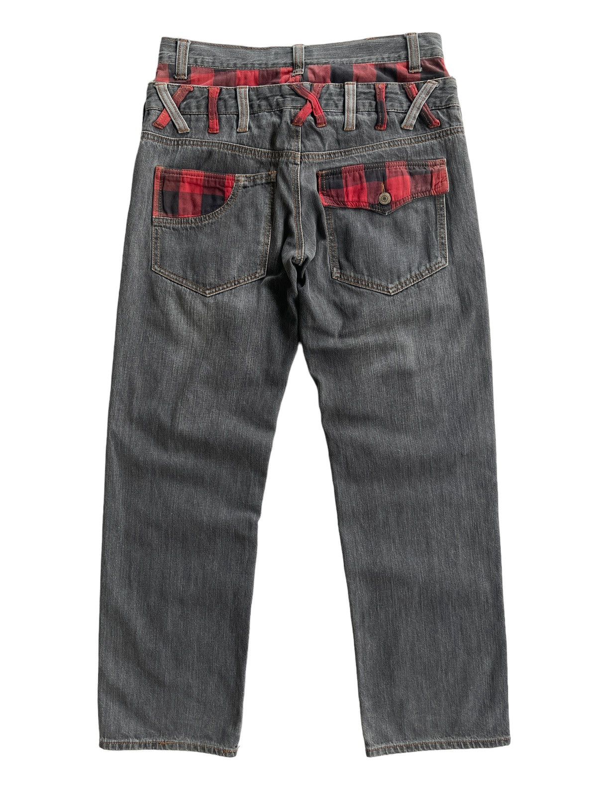 Japanese Brand Vintage Amore Puro Double Waist Denim Size US 30 / EU 46 - 3 Thumbnail