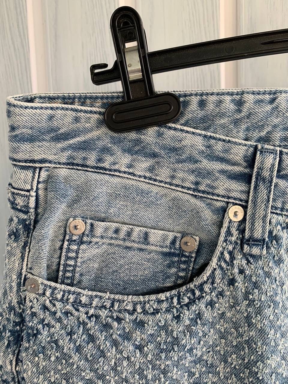Japanese Brand × Rag & Bone Rag & Bone Logan Mid-Rise Wide Leg Indigo Tweed Denim Jeans Size US 31 - 10 Thumbnail