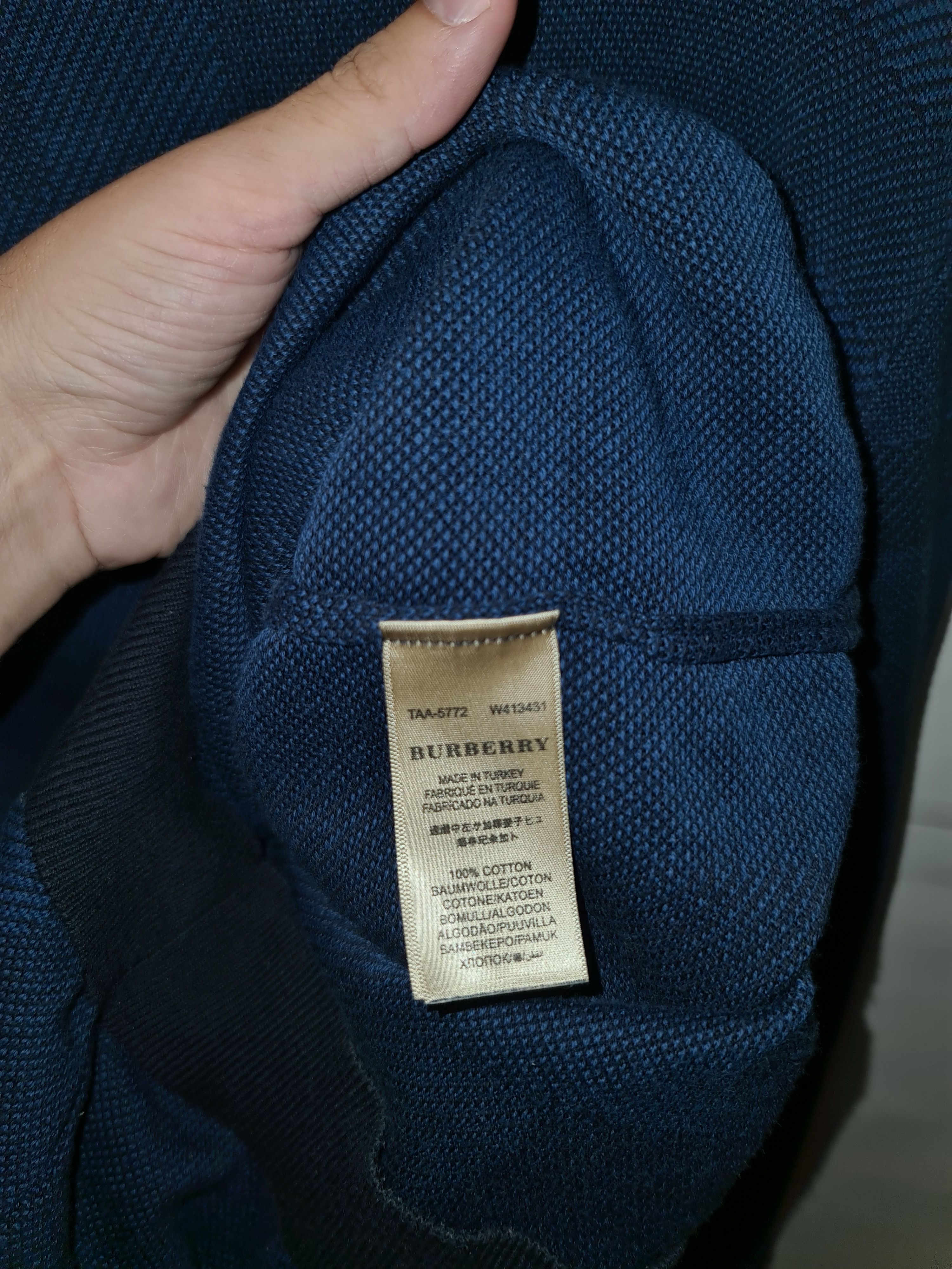 Burberry Burberry Blue Check Nova Crewneck sweater Size US L / EU 52-54 / 3 - 7 Thumbnail