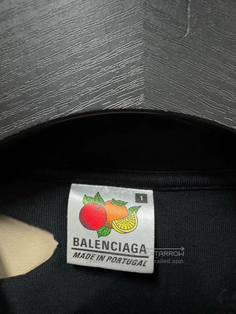 Balenciaga Balenciaga Letter Printed Round-neck Short-sleeve T-Shirt Size US S / EU 44-46 / 1 - 6 Thumbnail