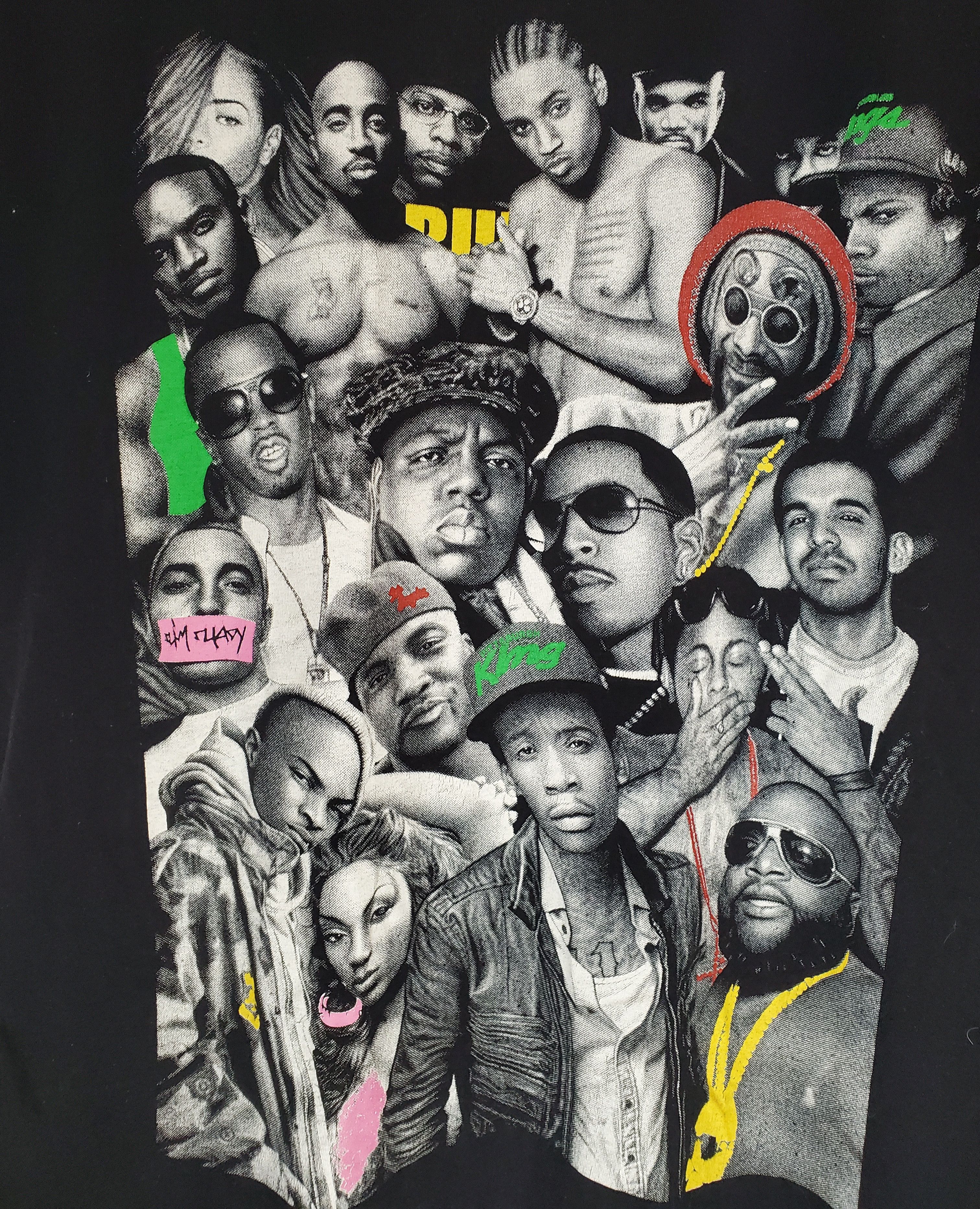 Band Tees × Vintage Vintage 90s Rap/Hip-Hop/R&B Music Culture shirt size L Size US L / EU 52-54 / 3 - 3 Thumbnail