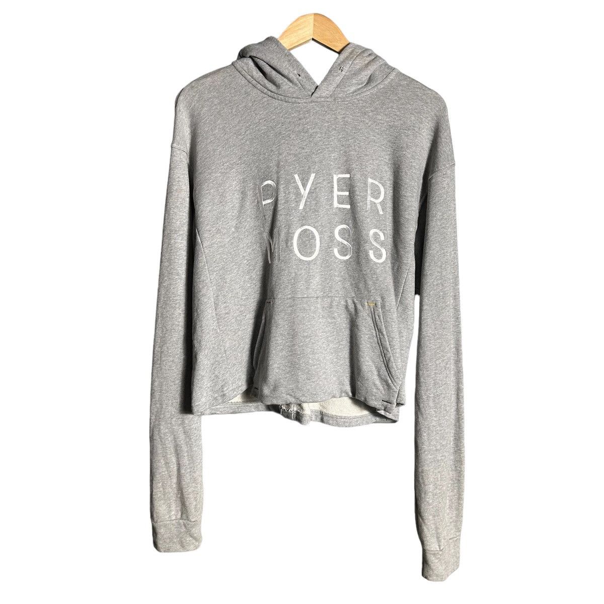 Pyer Moss PYER MOSS Big Logo Crop Top Hoodie Size XL / US 12-14 / IT 48-50 - 1 Thumbnail