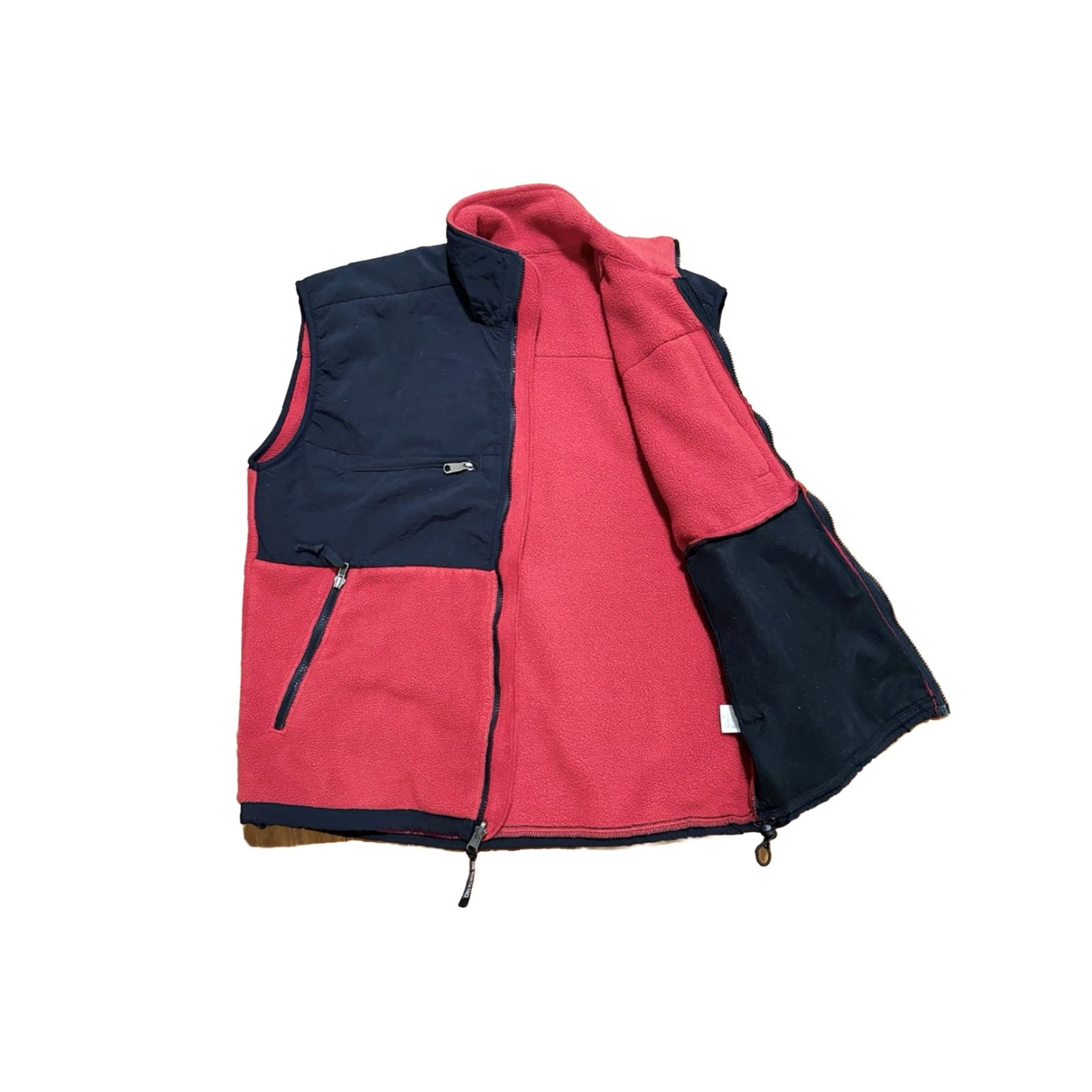 The North Face VINTAGE The North Face Denali Vest Men L Full Zip Fleece Red USA 90s Size US L / EU 52-54 / 3 - 4 Thumbnail