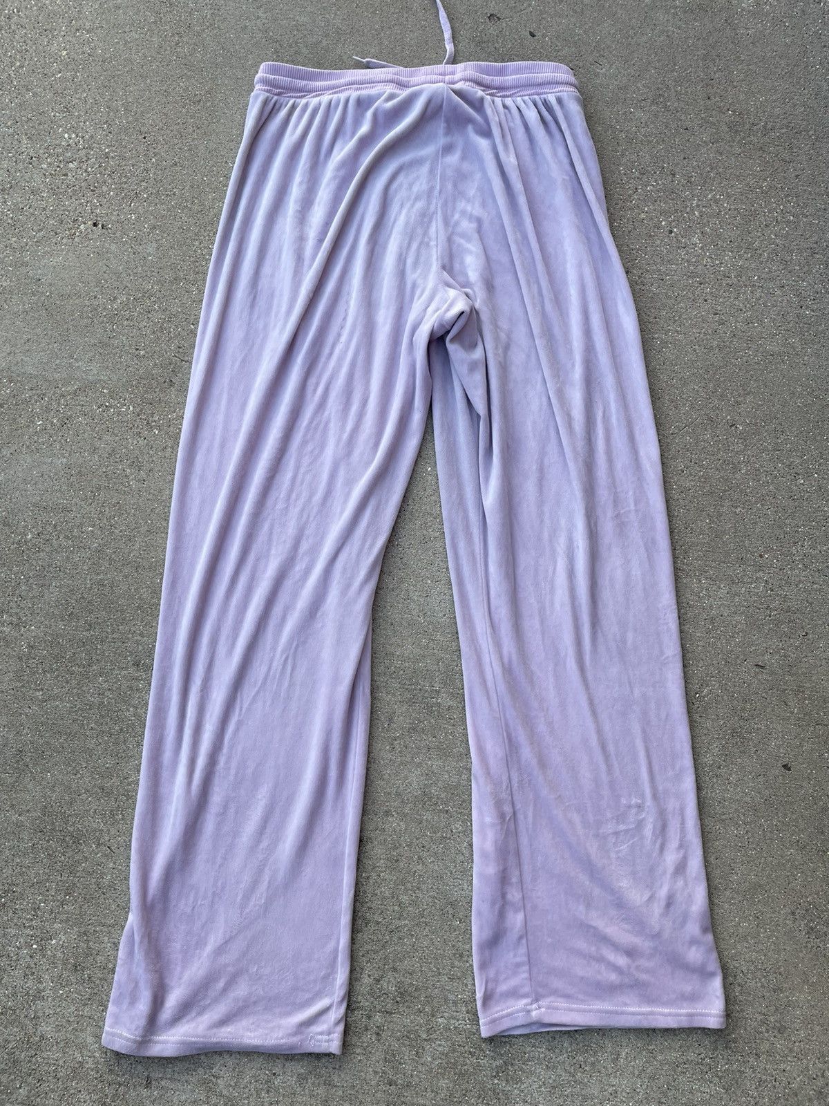 Juicy Couture × Vintage Y2K Juicy Couture Purple Baggy Velour Pants M Size 27" / US 4 / IT 40 - 3 Thumbnail