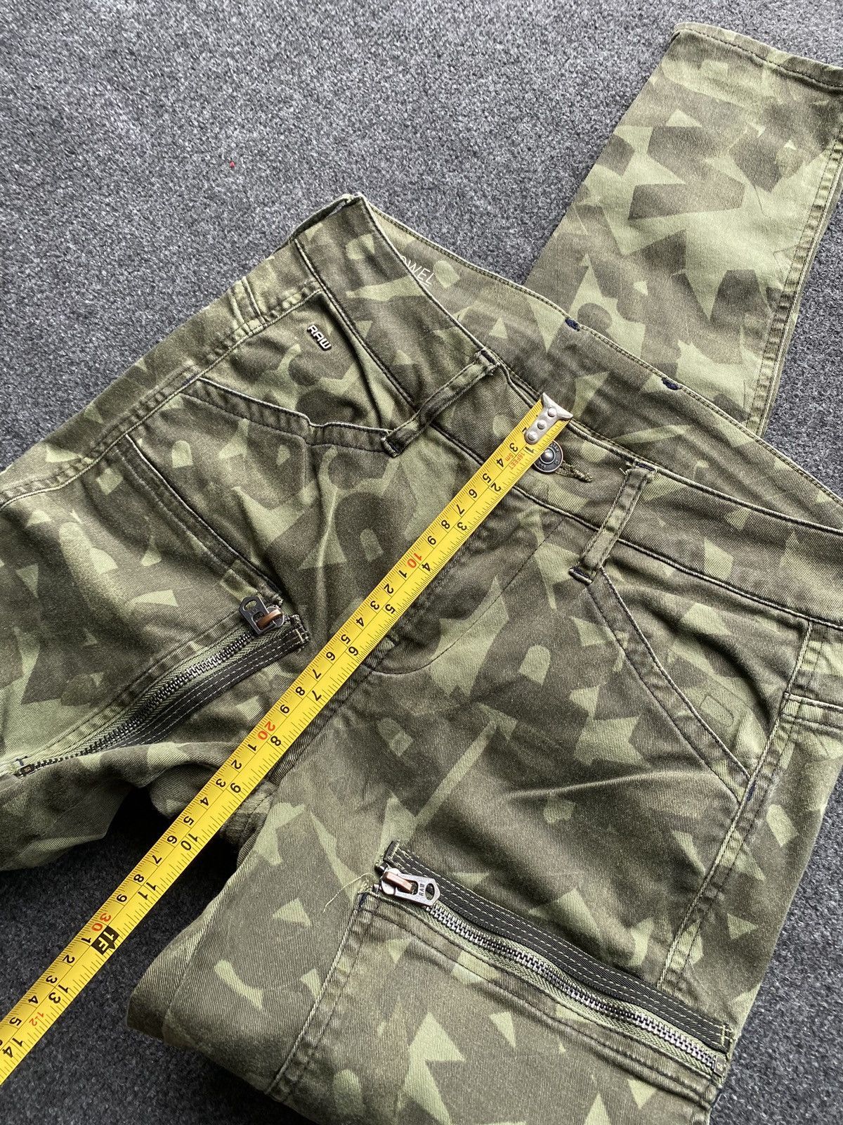 G-Star 🔥Opium Punk G Star Camo Cargo pants women 27 size rare Size 27" / US 4 / IT 40 - 9 Thumbnail