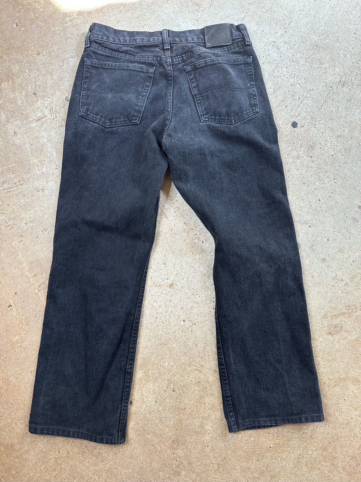 Lee Black Denim Lee Jeans Size US 33 - 3 Thumbnail