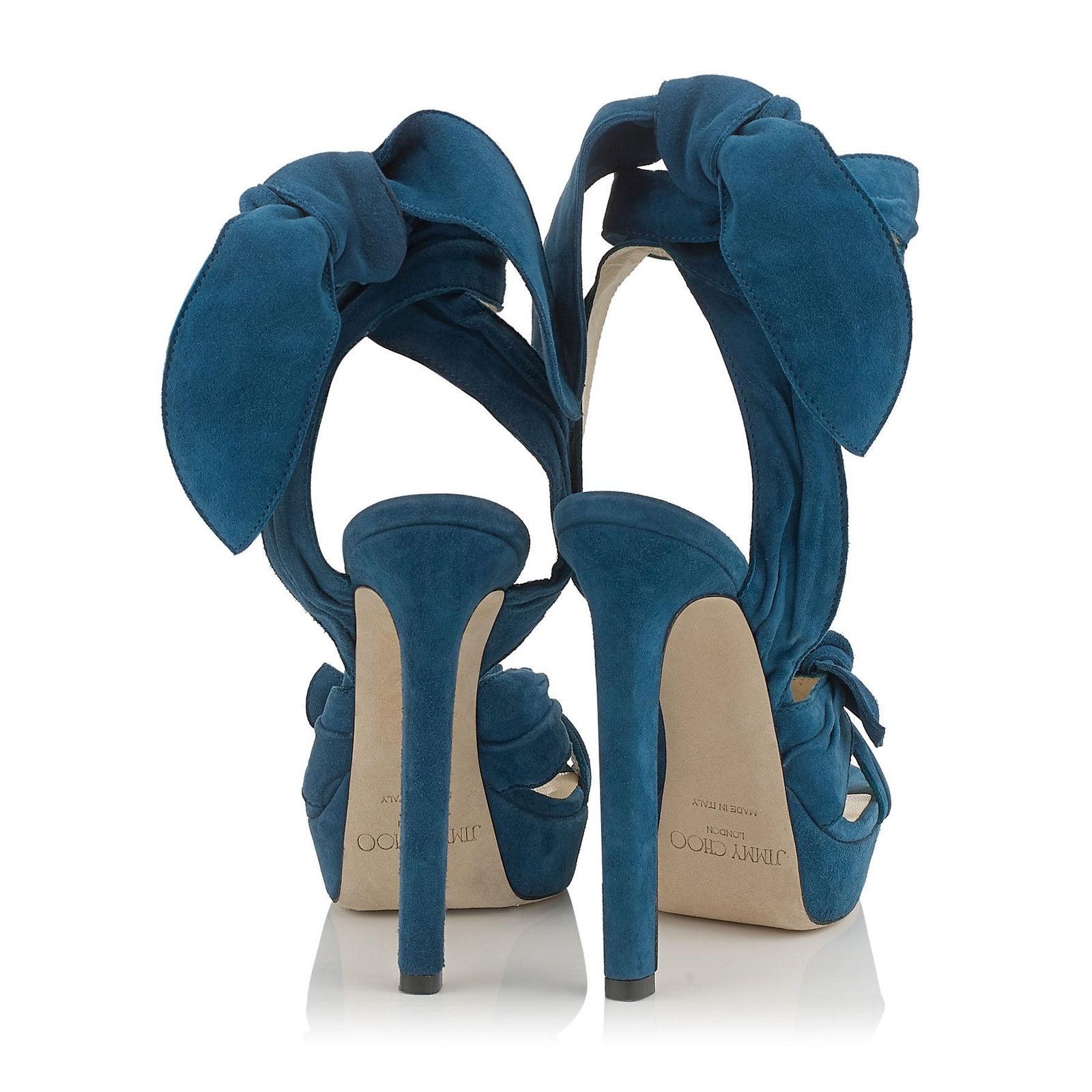 Jimmy Choo Jimmy Choo Vixen 130 Platform Sandals Midnight Blue sz 38 EU Size US 8 / IT 38 - 2 Thumbnail