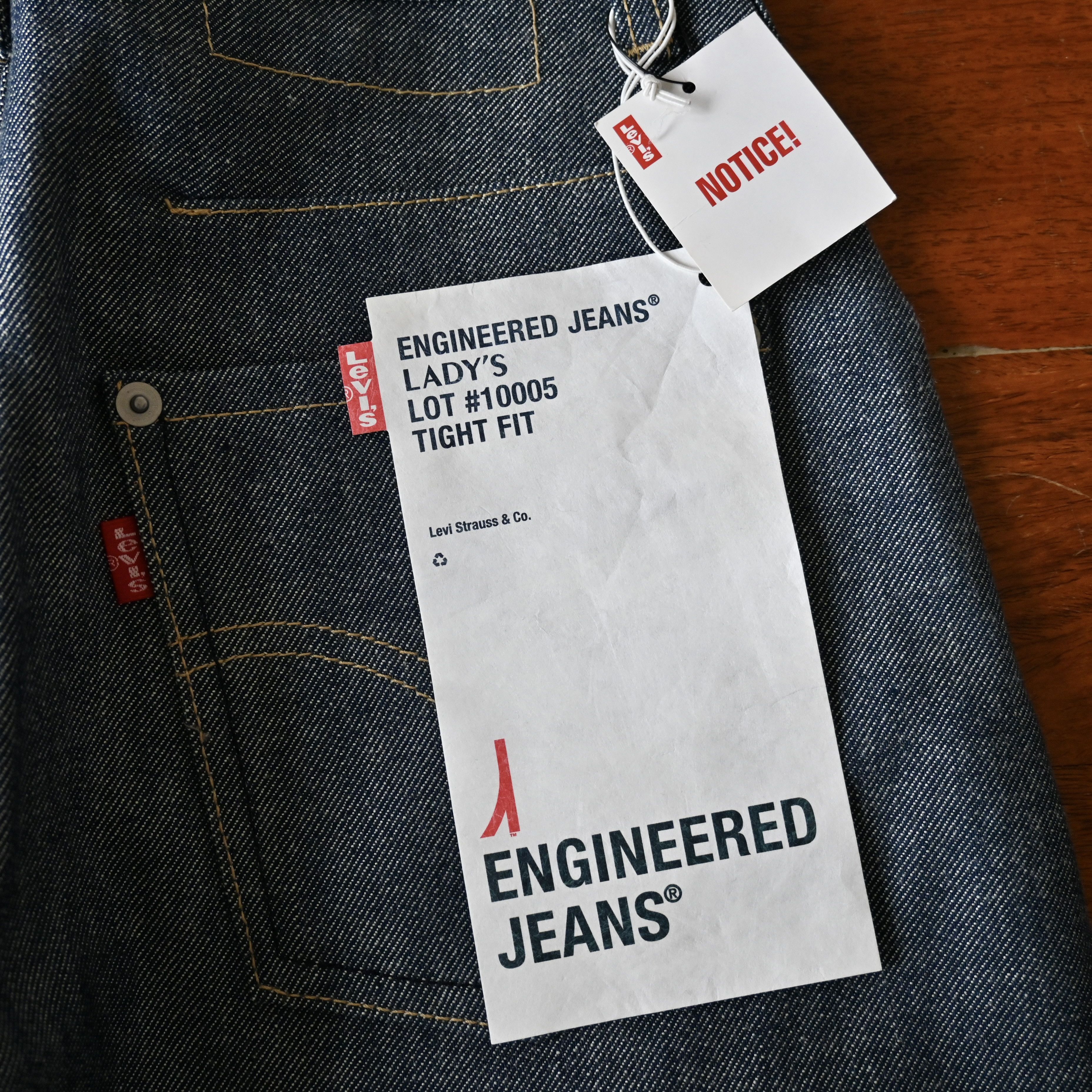 Levi's DEADSTOCK 2000s Levi's ENGINEERED JEANS "TIGHT FIT" Size 28" / US 6 / IT 42 - 12 Thumbnail