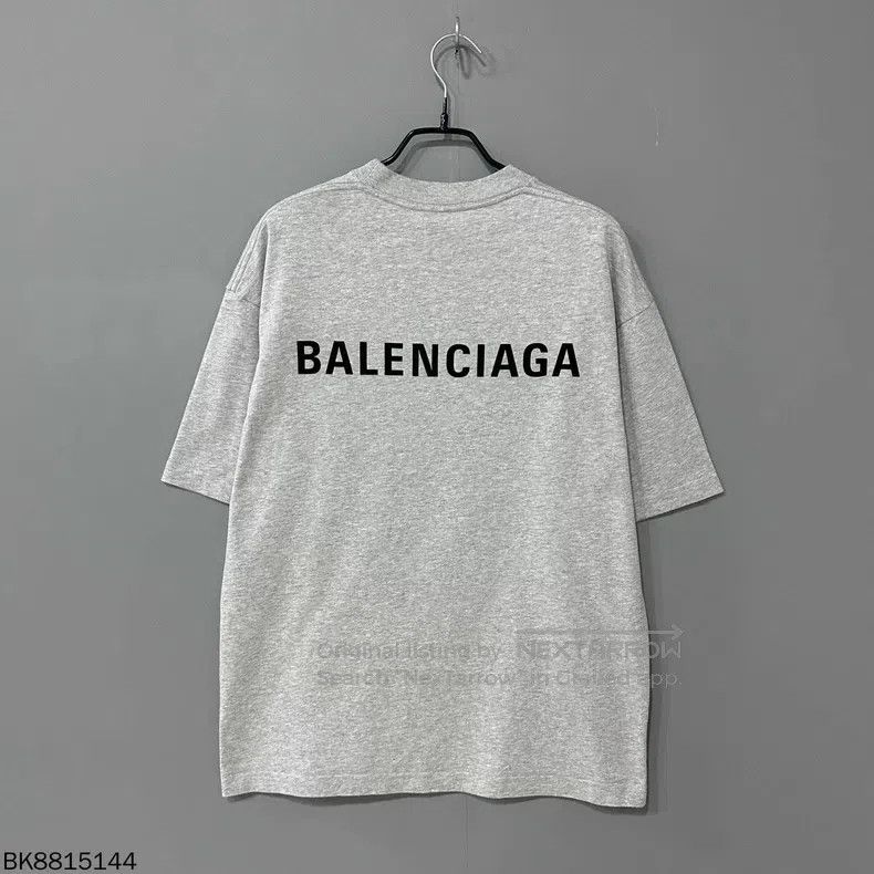 Balenciaga Balenciaga Gray Letter Logo Short Sleeve Size US XXS / EU 40 - 3 Thumbnail