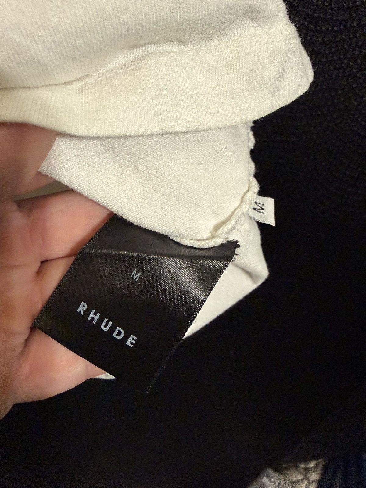 Rhude Moonlight Tshirt in White/Red/Gold Size US M / EU 48-50 / 2 - 6 Thumbnail