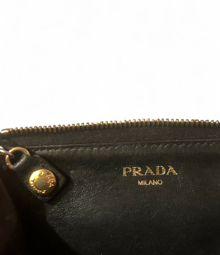 Prada Small Saffaino Leather Black Prada Wallet Size ONE SIZE - 5 Thumbnail