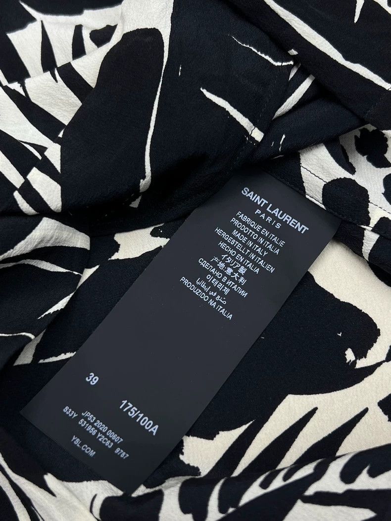 Saint Laurent Paris Saint Laurent Paris Saint Laurent Short Sleeve Silk Shirt- Size US M / EU 48-50 / 2 - 5 Thumbnail