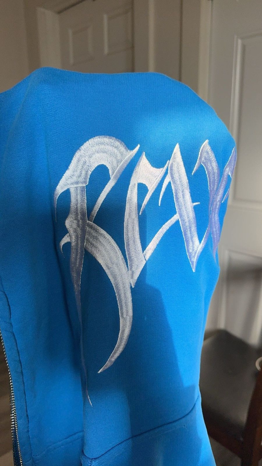 Revenge Revenge Cerulean Blue Embroidered Full Zip Up Size US S / EU 44-46 / 1 - 7 Thumbnail