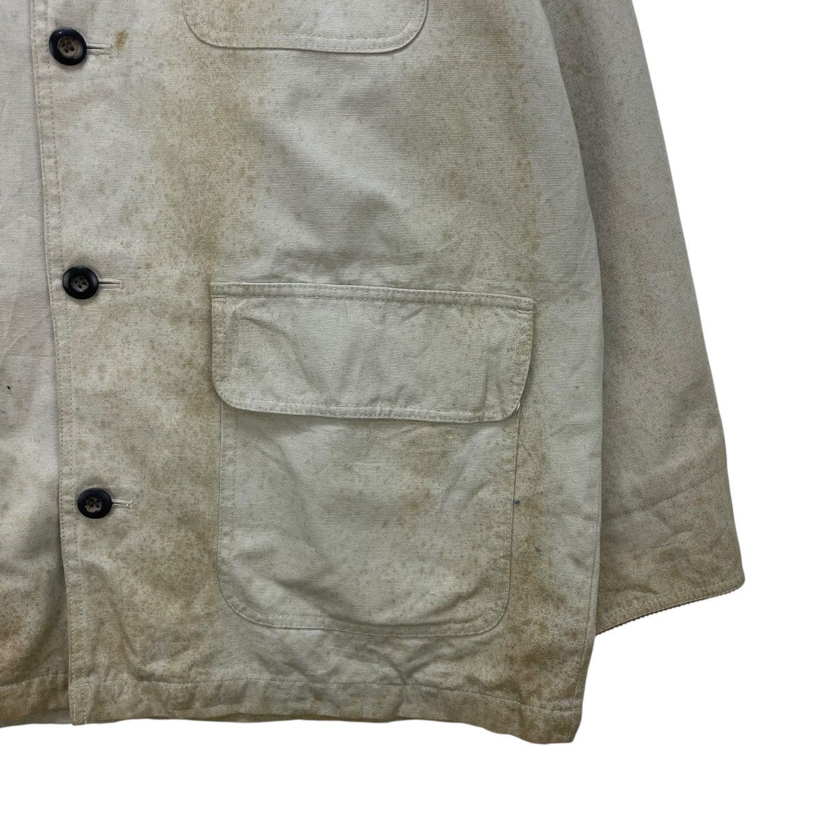Carhartt 💥Vintage Lucky Strike Workwear Trashed Blanket Jacket Size US L / EU 52-54 / 3 - 7 Thumbnail