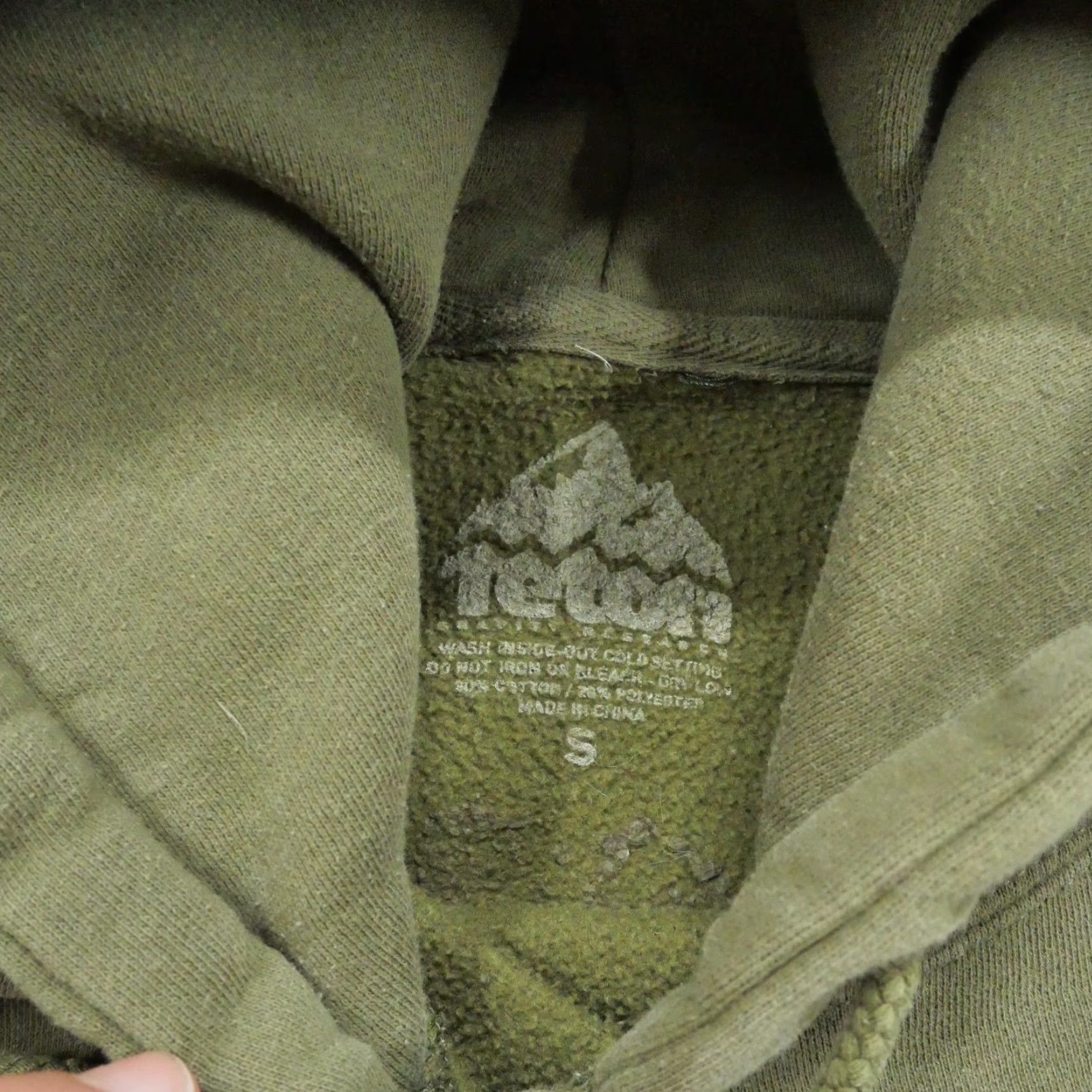 Eton VINTAGE Teton Hoodie Mens S Green Pullover Logo Hooded 90s Men Size US S / EU 44-46 / 1 - 6 Thumbnail