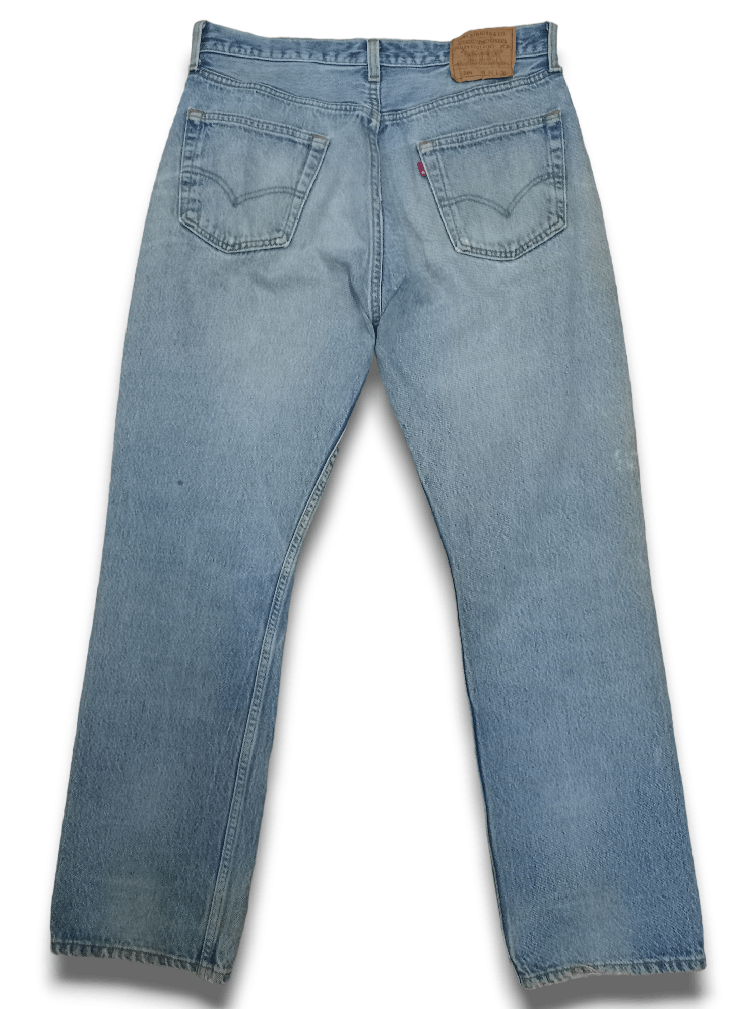 Levi's × Levi's Vintage Clothing Vintage 90s Levis 501 Button Fly Distressed Baggy Jeans Size US 32 / EU 48 - 4 Thumbnail