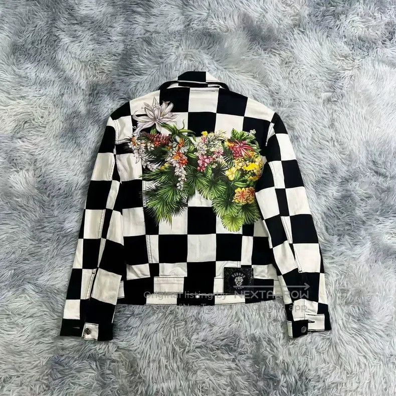 Versace Versace Plaid denim top Size US XXS / EU 40 - 2 Thumbnail