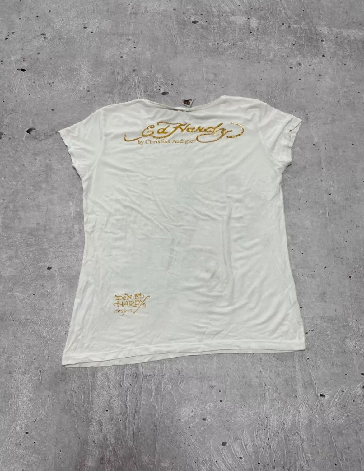 Ed Hardy × Vintage ed hardy vintage t shirt Yk2 printed woman's Size XL / US 12-14 / IT 48-50 - 6 Thumbnail