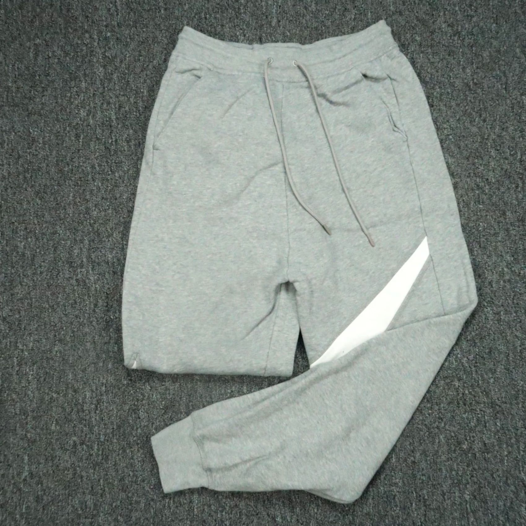 Nike Nike Pants Mens Small Gray Sportswear Swoosh Fleece Joggers Size US 29 - 2 Thumbnail