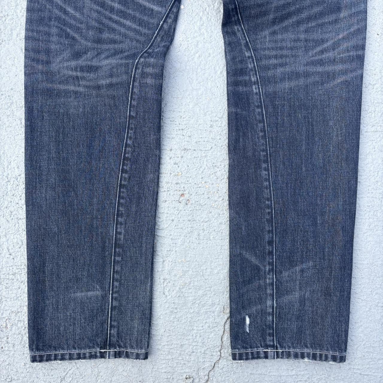 Armani Exchange Early 2000s Y2K Armani Exchange Distressed Blue Jeans Size US 34 / EU 50 - 4 Thumbnail