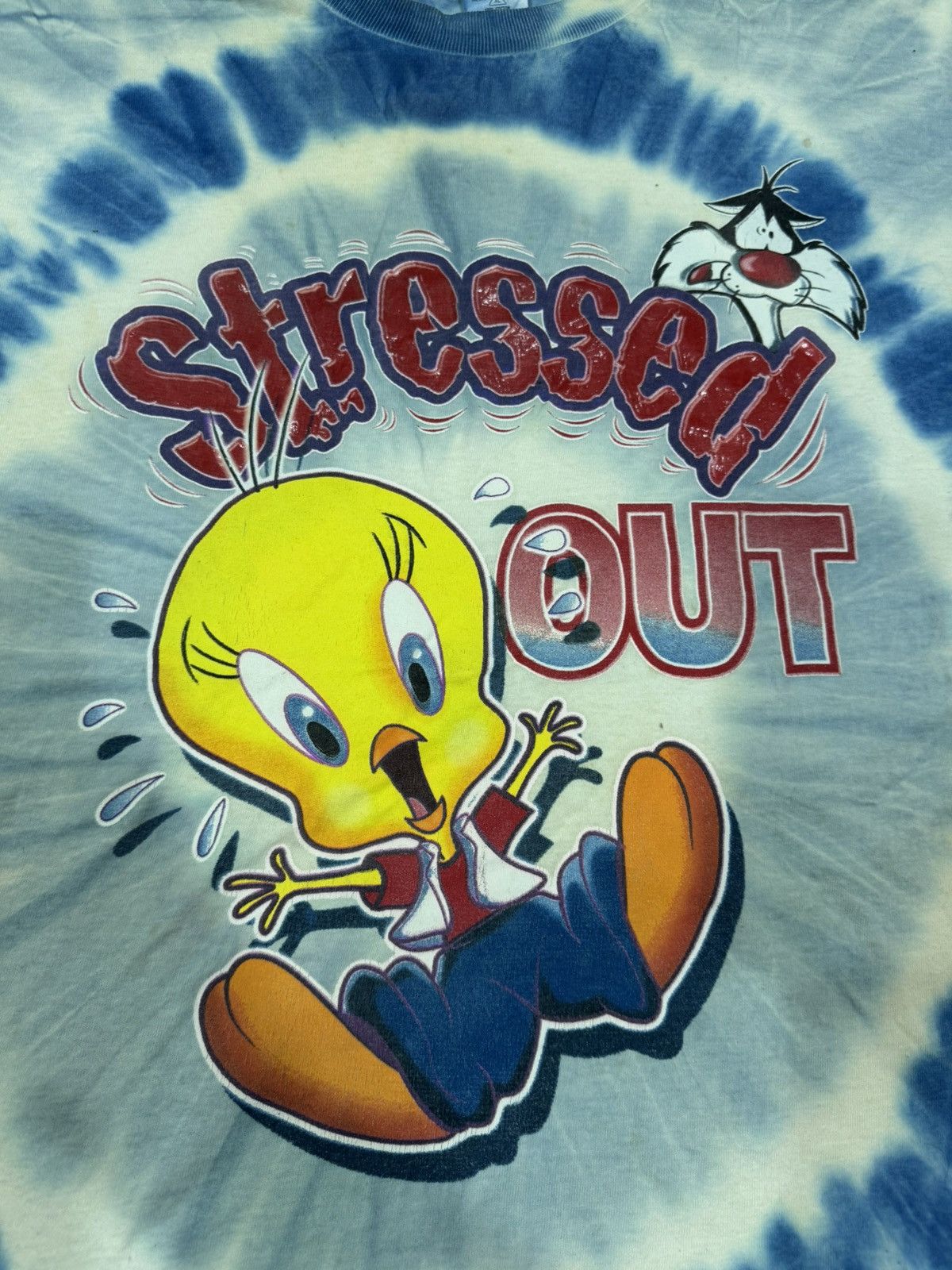 Vintage vintage 1998 TWEETY vs slyvester looney tune tee Size US XL / EU 56 / 4 - 3 Thumbnail