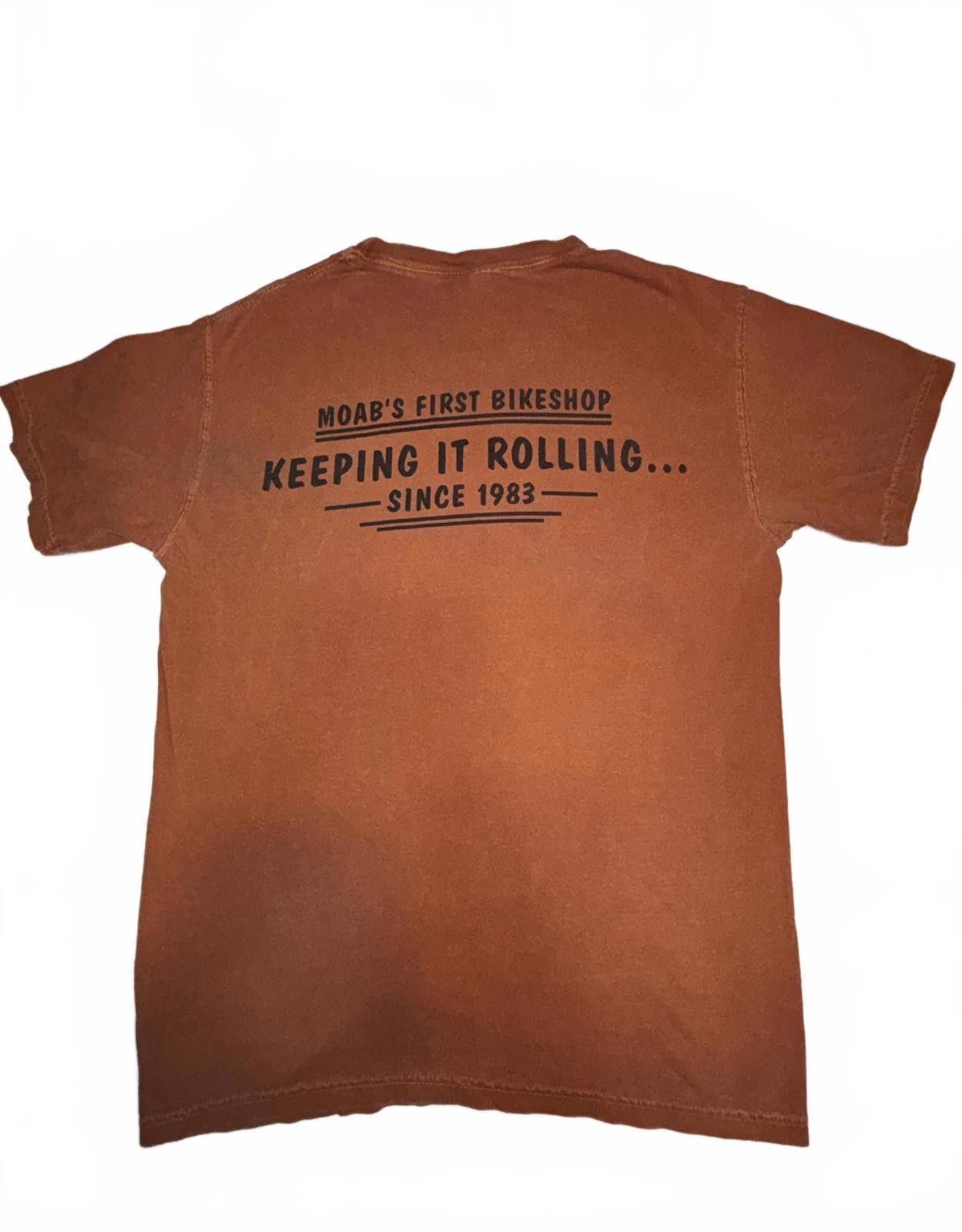 Designer Classic Rim Cyclery Vintage T-Shirt - Moab Utah Size US S / EU 44-46 / 1 - 3 Thumbnail