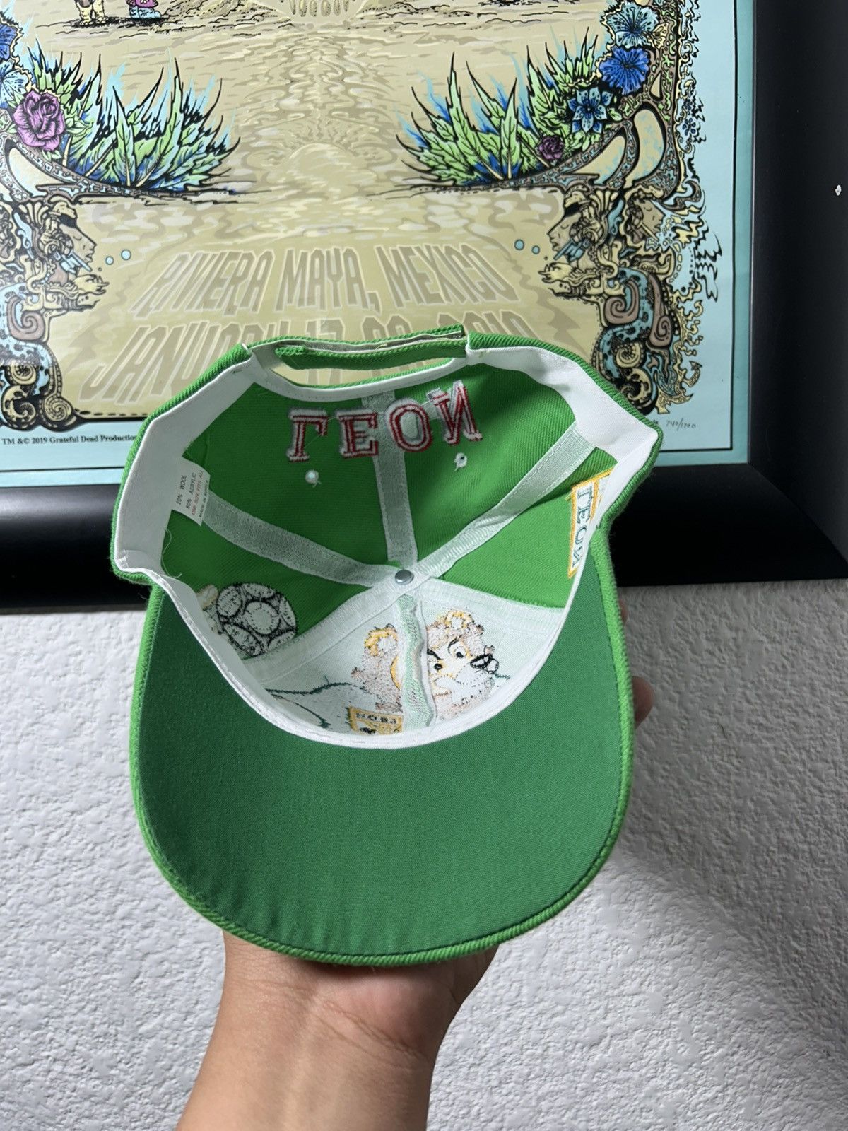 Mexicana × Vintage León FC Big Print Hat Mexican Soccer Bootleg 90s Size ONE SIZE - 6 Thumbnail