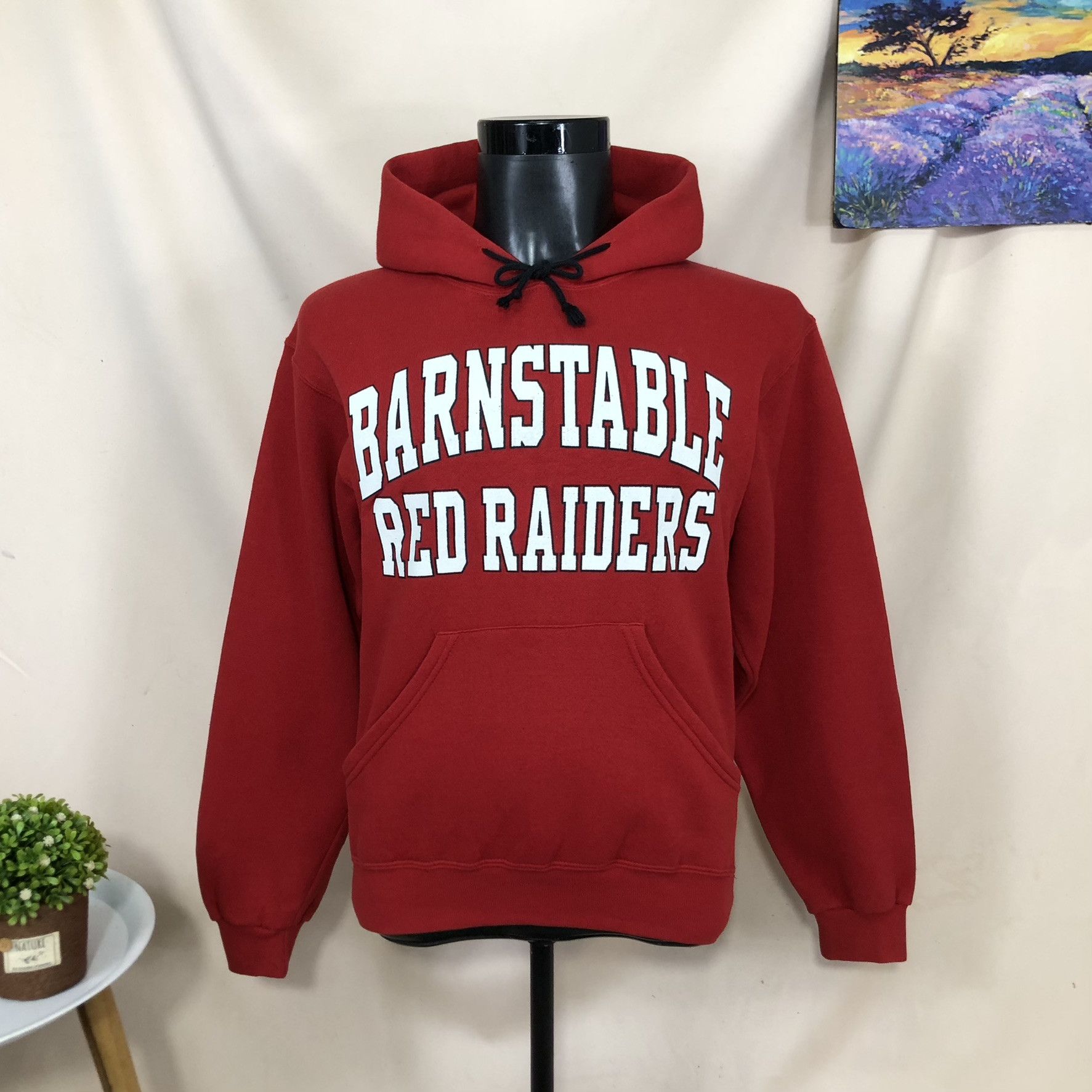 Vintage Barnstable Red Raiders Hoodie Size US S / EU 44-46 / 1 - 1 Thumbnail