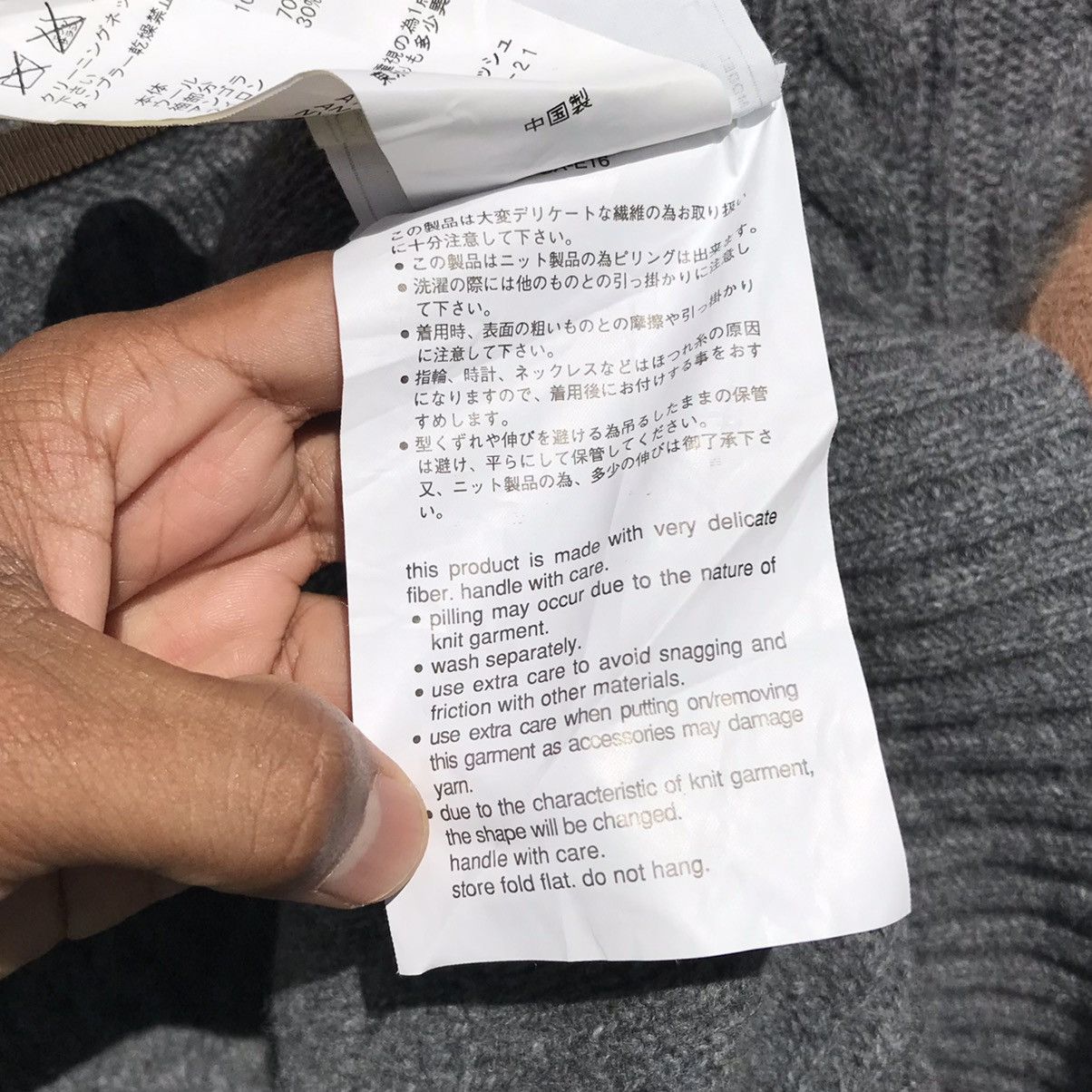 Japanese Brand Sacai 668 Knitwear Wool Angora Nylon Sacai Size US S / EU 44-46 / 1 - 14 Thumbnail