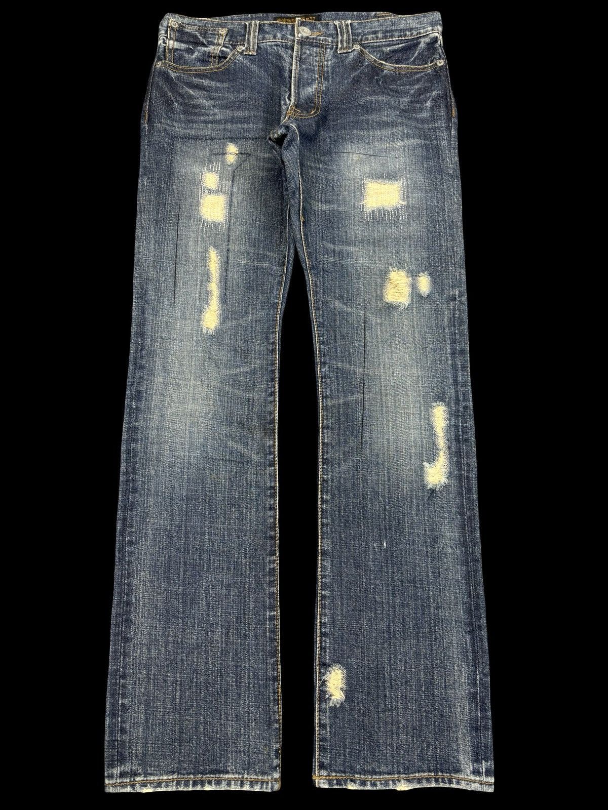 Boycott 💥Art Of Distressed💥Boycott Insane Distressed Denim F945 Size US 32 / EU 48 - 1 Thumbnail