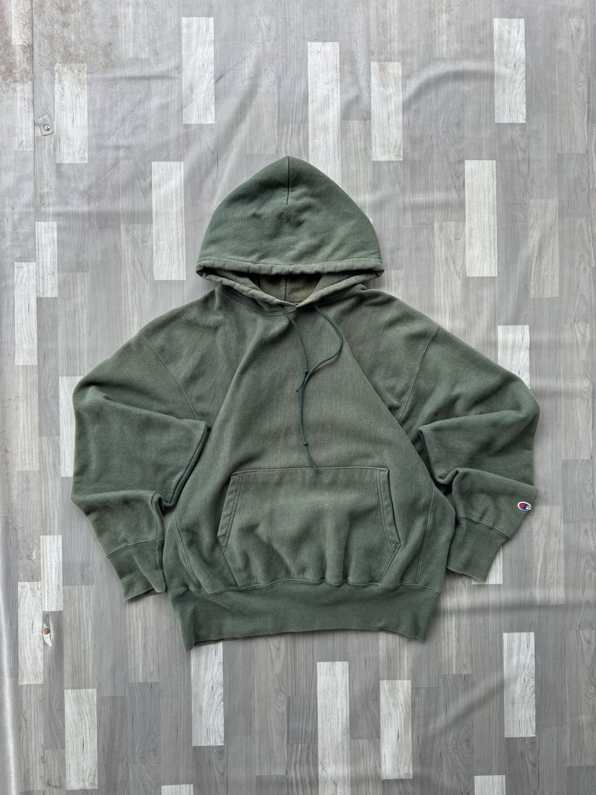 Champion × Vintage 90s Vintage Reverse Weave Champion Hoodie Size US L / EU 52-54 / 3 - 1 Thumbnail