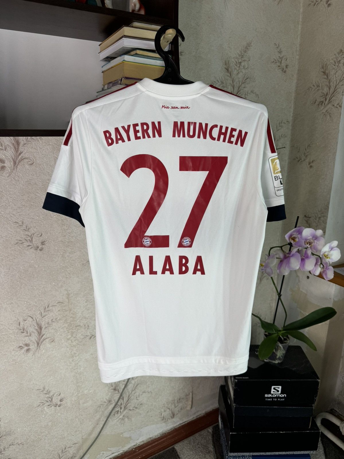 Adidas Adidas Bayern Munich Jersey 2014-2015 Away Alaba #27 White Size US M / EU 48-50 / 2 - 12 Thumbnail