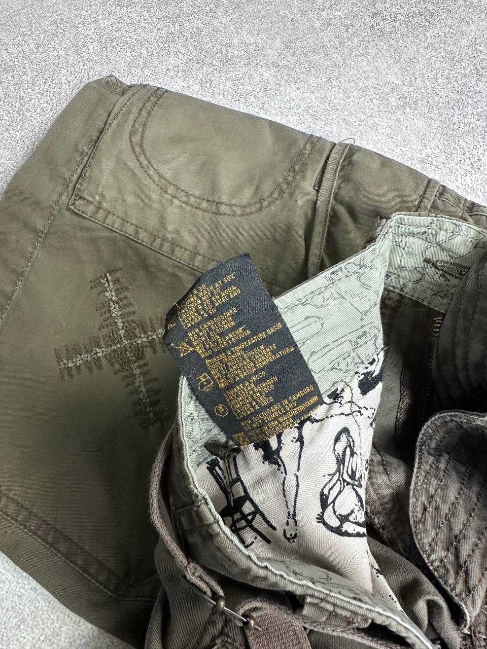 Japanese Brand Vintage De Puta Madre Crazy Embroidery Y2K Shorts Jorts 32/M Size US 32 / EU 48 - 9 Thumbnail