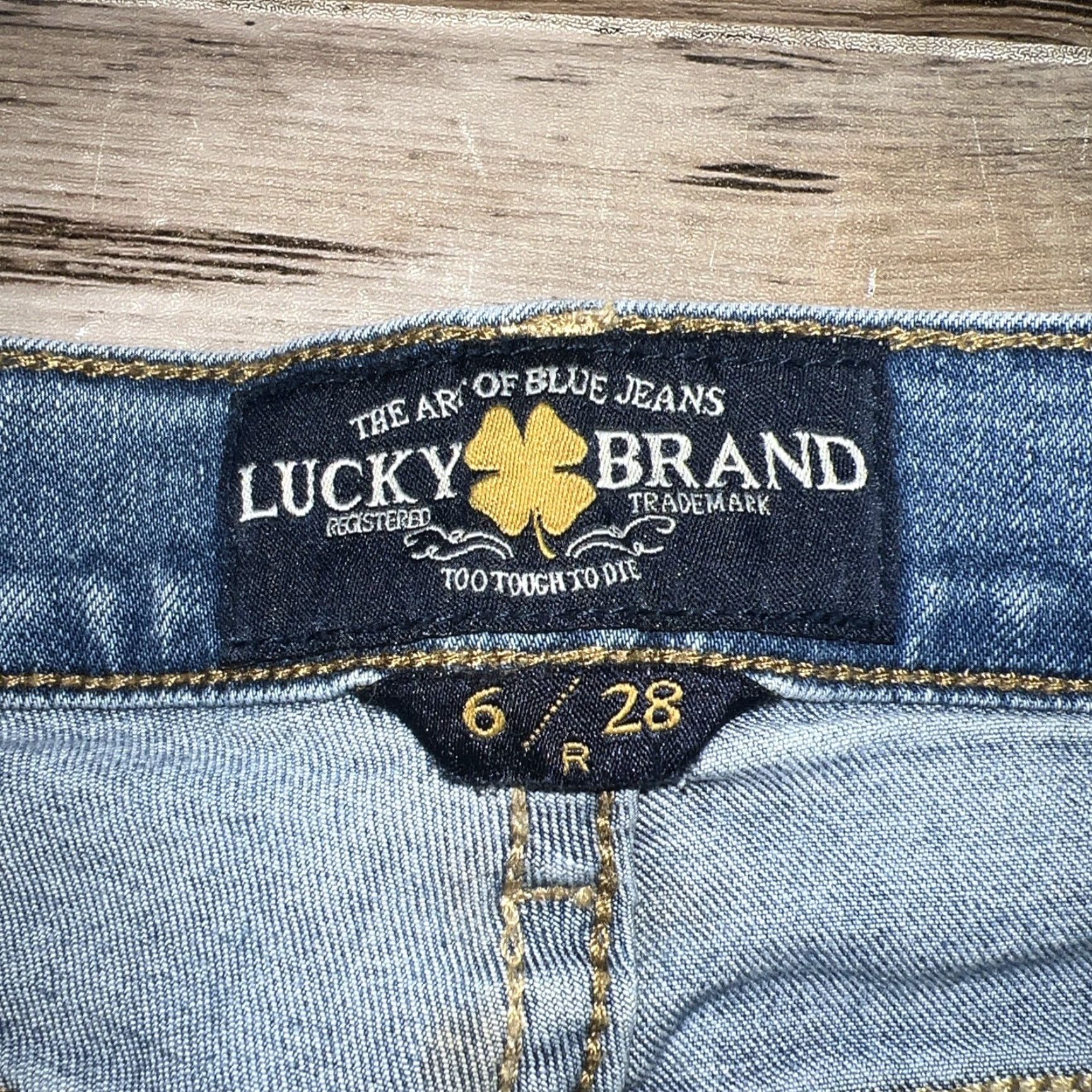 Lucky Brand Lucky Brand Sweet N Straight Blue Jeans Womens Size 6 /R28 Size 30" / US 8 / IT 44 - 5 Thumbnail