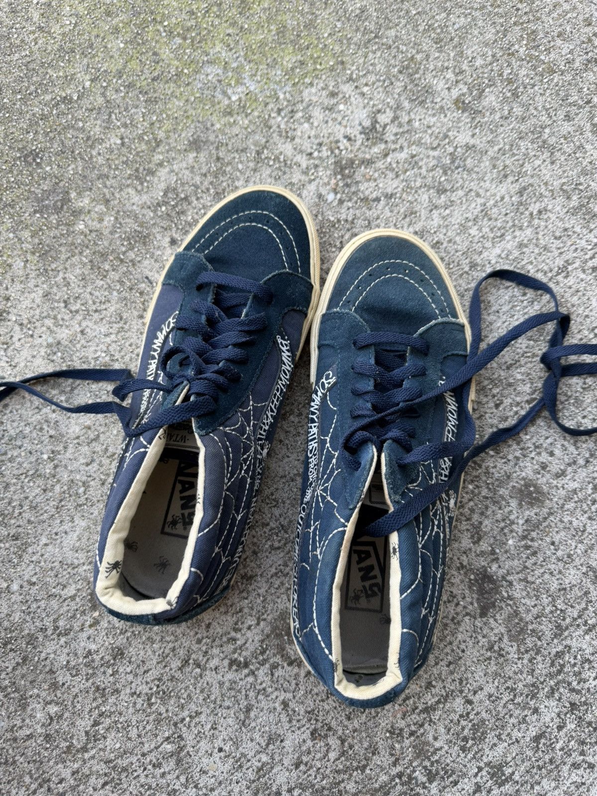 Vans × Wtaps WTAPS Vans Sk8 Mid “S” Navy Size US 8 / EU 41 - 3 Thumbnail