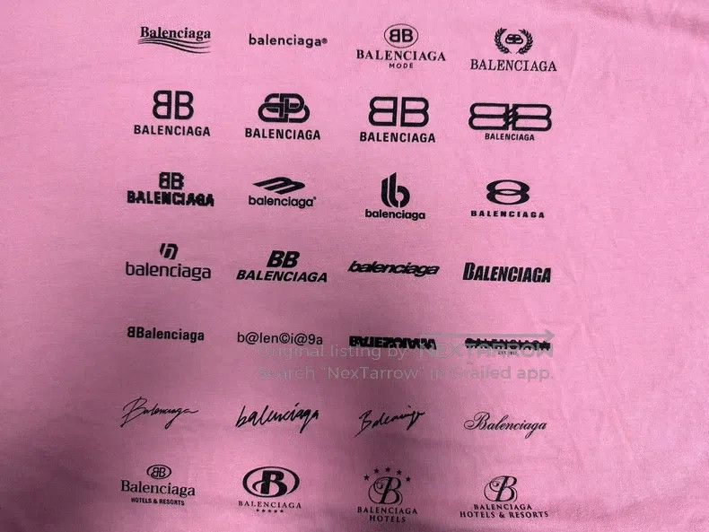 Balenciaga Balenciaga Letter Printed Short Sleeve Crewneck T-Shirt Size US M / EU 48-50 / 2 - 3 Thumbnail