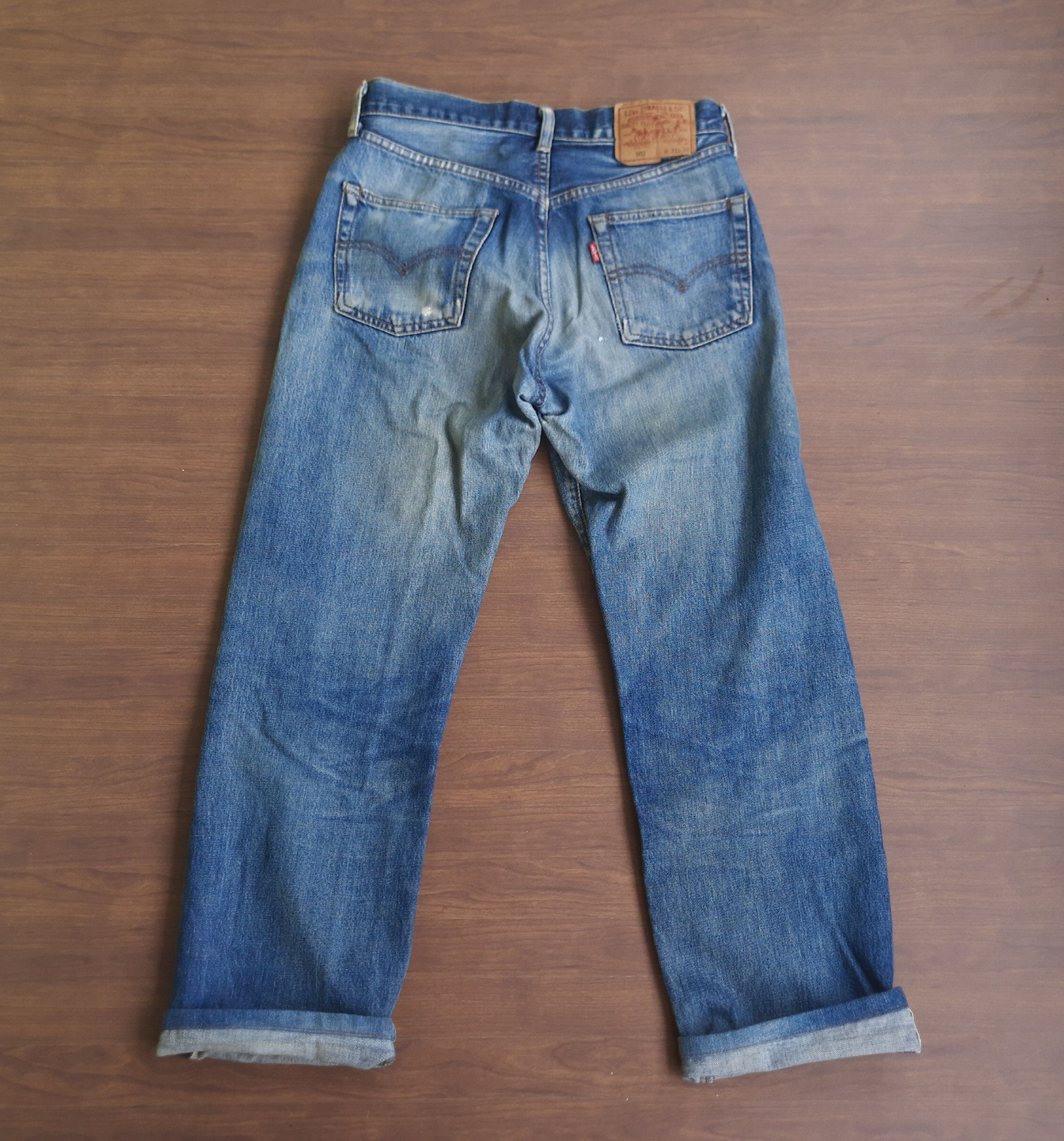 Japanese Brand Distressed Vintage Levis Big E Selvedge Denim Pants Size US 31 - 2 Thumbnail