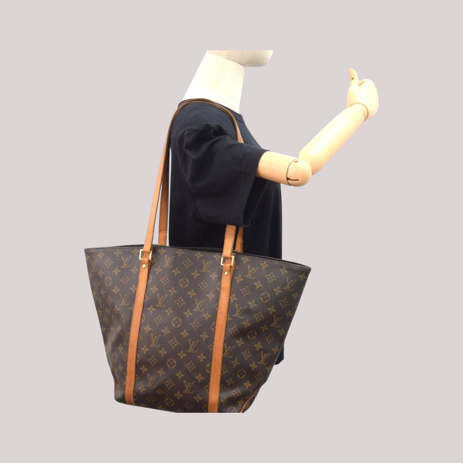 Louis Vuitton Louis Vuitton Sac Shopping Tote Bag Monogram Canvas M51108 Size ONE SIZE - 1 Thumbnail