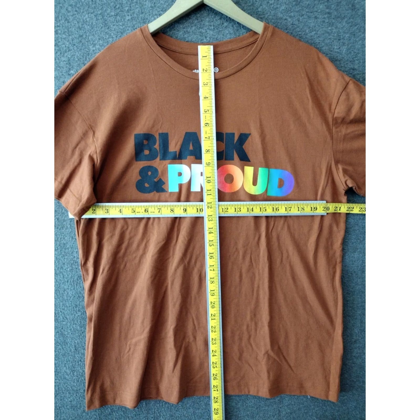 Vintage #takepride T-Shirt Unisex Adult M Brown Black Pride Graphic Tee Size US M / EU 48-50 / 2 - 4 Thumbnail