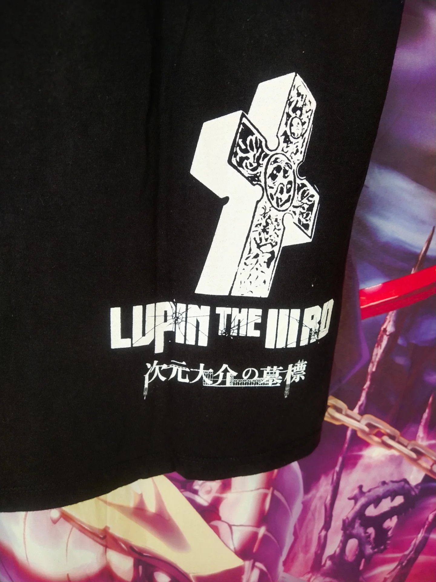 Anime Lupin the 3rd Graphic V-Neck Anime Tee Size US S / EU 44-46 / 1 - 4 Thumbnail