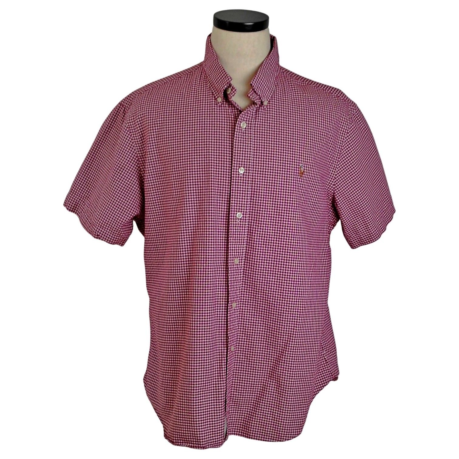 Ralph Lauren Ralph Lauren Slim Fit Red Check Button Down Shirt Pony Size US XXL / EU 58 / 5 - 2 Thumbnail