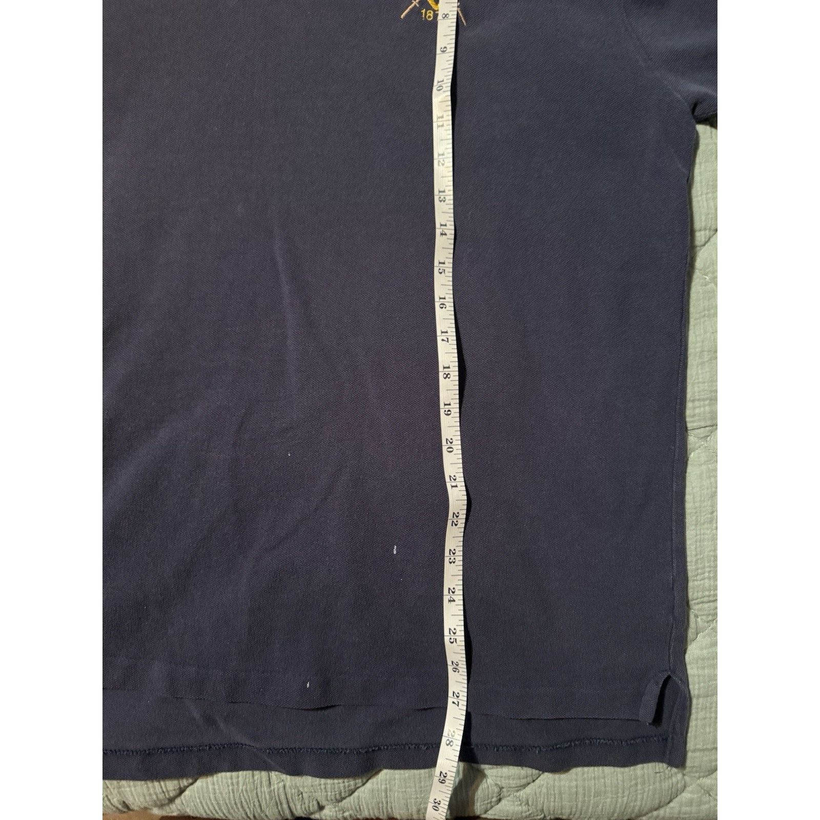 Jerzees Vintage Navy Polo Fairmount Rowing Assc Gold Logo 1877 Prep Size US XL / EU 56 / 4 - 7 Thumbnail