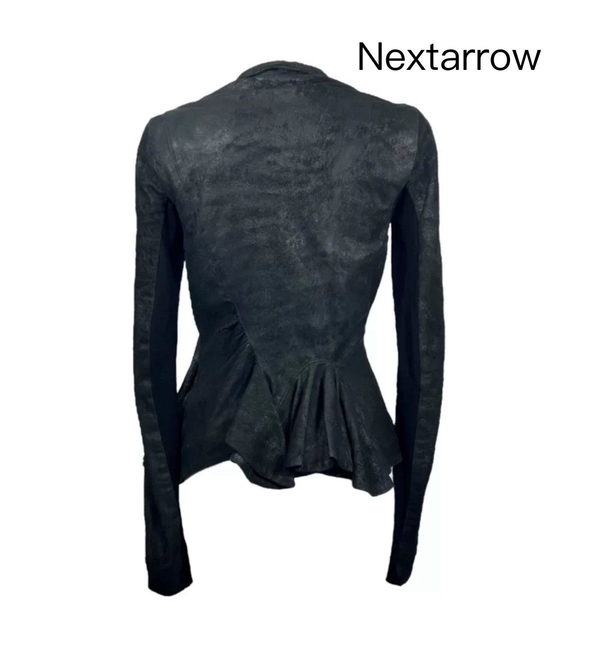 Rick Owens Rick Owens leather waist cinched dark jacket2412-Nextarrow Size US S / EU 44-46 / 1 - 2 Thumbnail