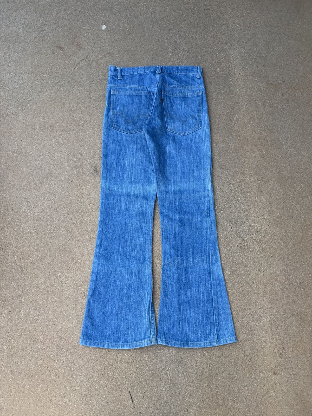 Levi's Vtg 70’s Levi’s 646 Orange Tab Bellbottom Flare Jeans 28x29 Size US 28 / EU 44 - 2 Thumbnail