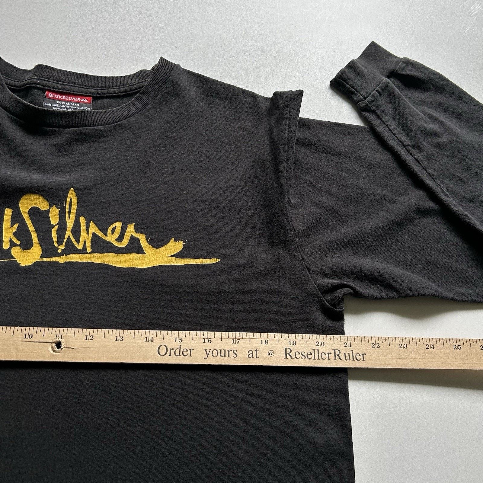 Quiksilver Vintage Y2K Quiksilver Long Sleeve T Shirt Medium Surf Skate Size US M / EU 48-50 / 2 - 5 Thumbnail